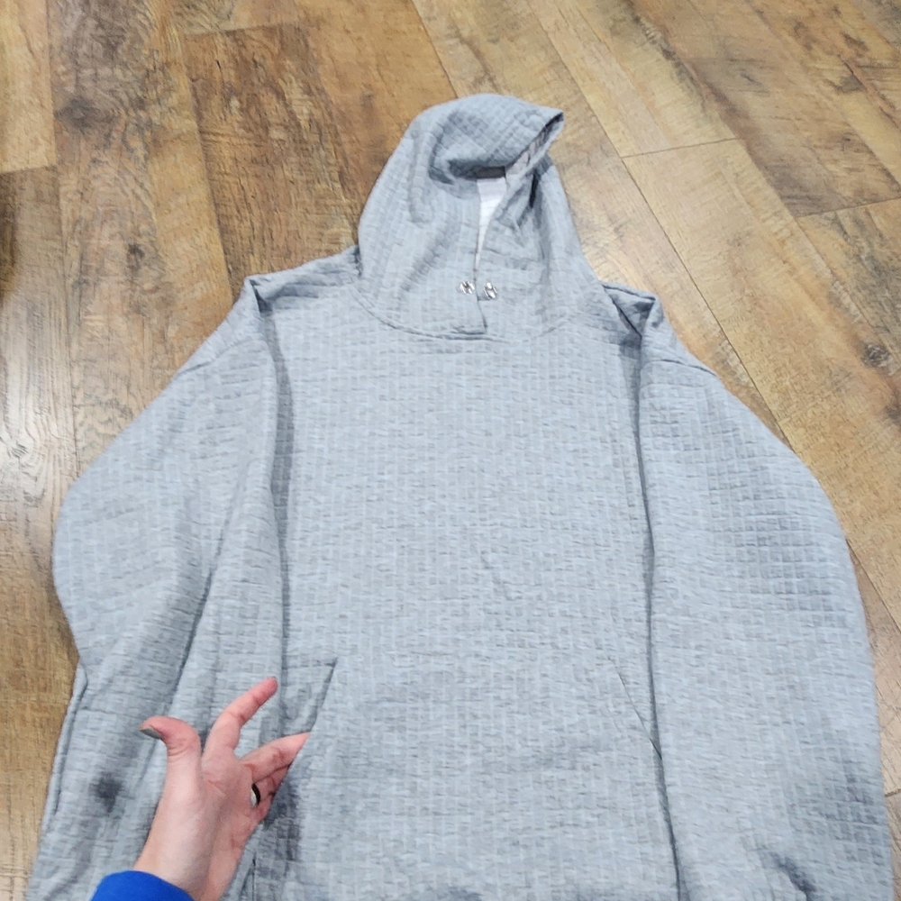 Amazon Essentisl Gray Waffle Womens Hoodie
